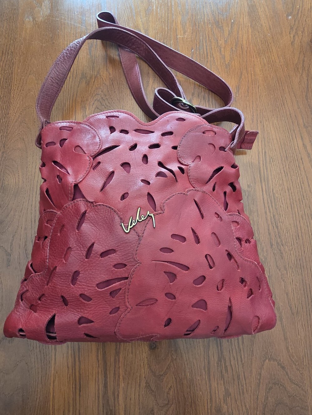 VELEZ Leather Crossbody, made in Colombia